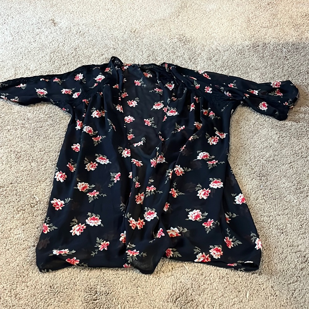 Express chiffon duster